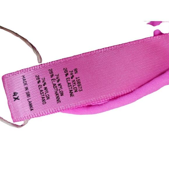 New with Tags SKIMS Micro Cording String Triangle Bra SZ 4X - Picture 7 of 8